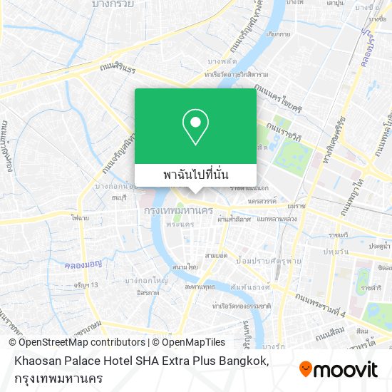 Khaosan Palace Hotel SHA Extra Plus Bangkok แผนที่