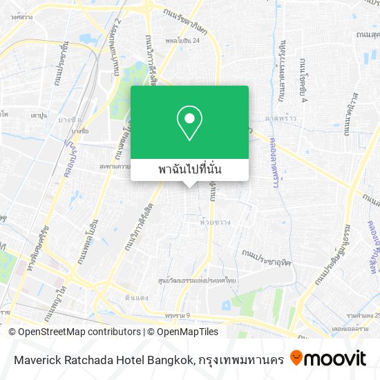 Maverick Ratchada Hotel Bangkok แผนที่