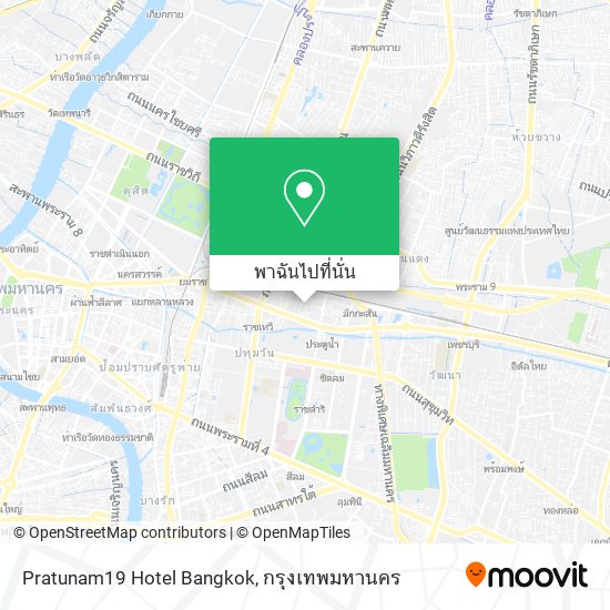 Pratunam19 Hotel Bangkok แผนที่
