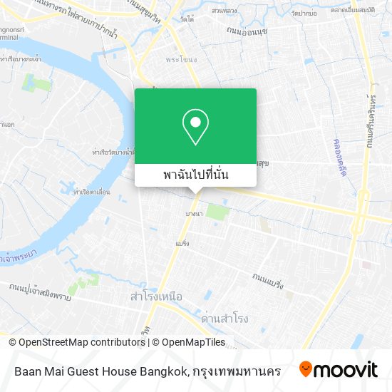 Baan Mai Guest House Bangkok แผนที่