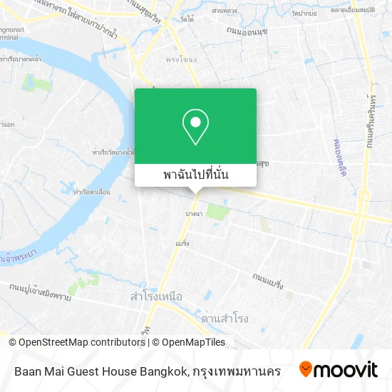 Baan Mai Guest House Bangkok แผนที่