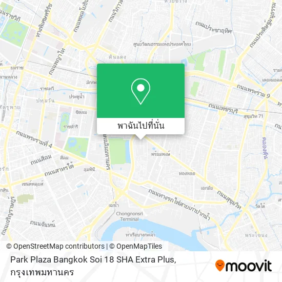 Park Plaza Bangkok Soi 18 SHA Extra Plus แผนที่