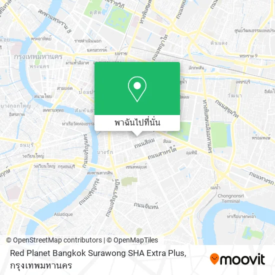 Red Planet Bangkok Surawong SHA Extra Plus แผนที่
