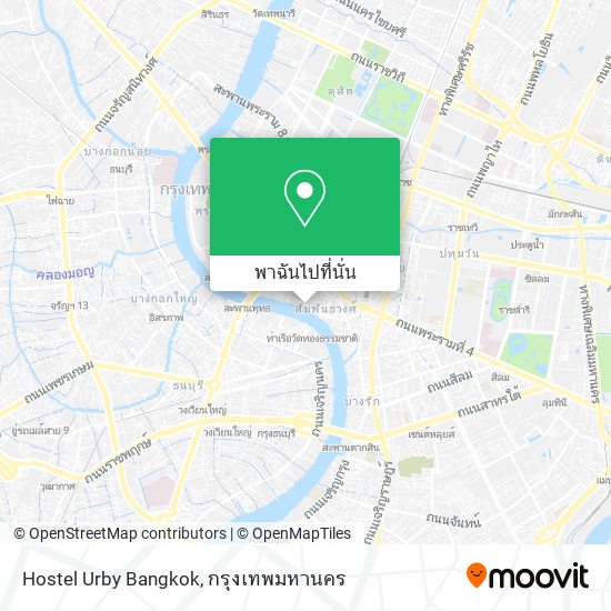 Hostel Urby Bangkok แผนที่