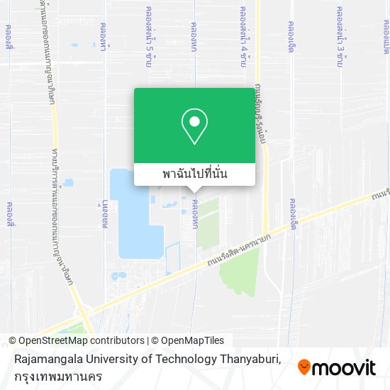 Rajamangala University of Technology Thanyaburi แผนที่