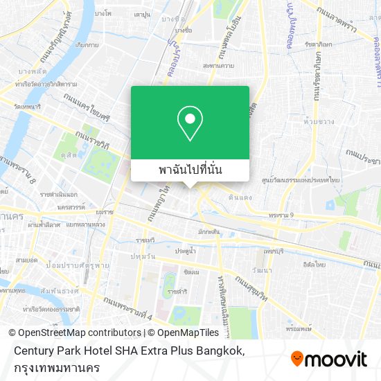 Century Park Hotel SHA Extra Plus Bangkok แผนที่