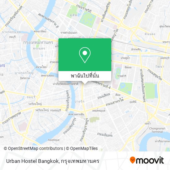 Urban Hostel Bangkok แผนที่