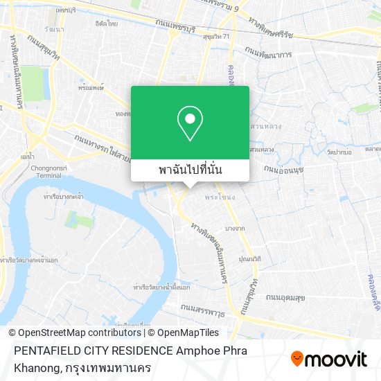 PENTAFIELD CITY RESIDENCE Amphoe Phra Khanong แผนที่