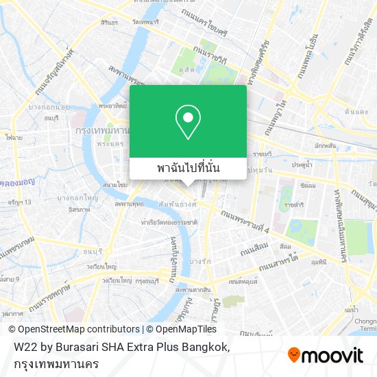 W22 by Burasari SHA Extra Plus Bangkok แผนที่