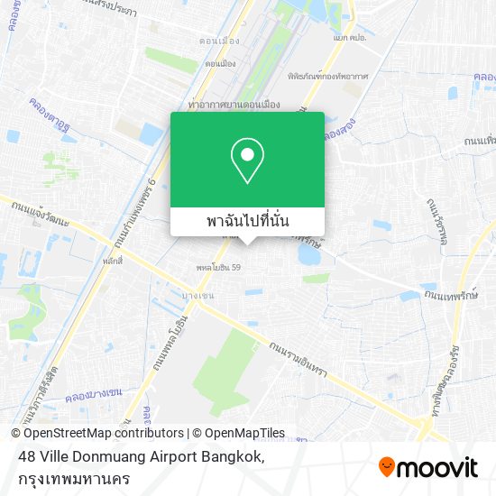 48 Ville Donmuang Airport Bangkok แผนที่