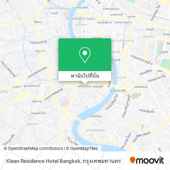 Klean Residence Hotel Bangkok แผนที่
