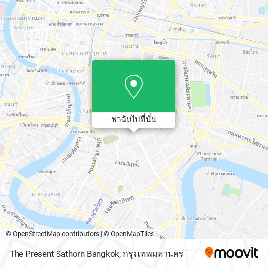 The Present Sathorn Bangkok แผนที่