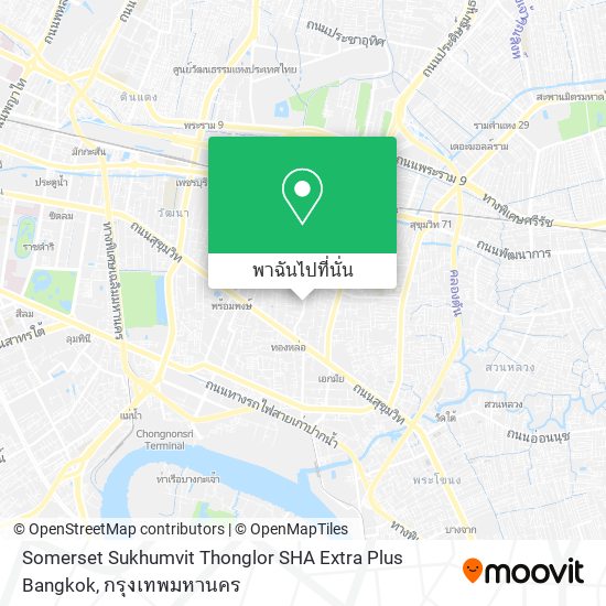 Somerset Sukhumvit Thonglor SHA Extra Plus Bangkok แผนที่