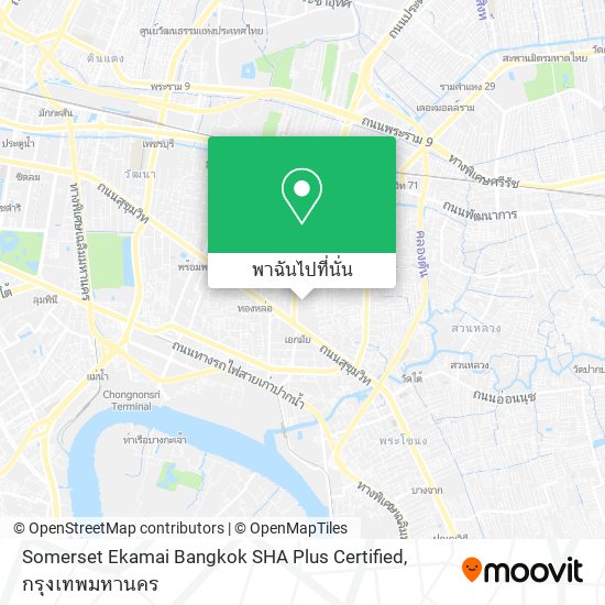 Somerset Ekamai Bangkok SHA Plus Certified แผนที่