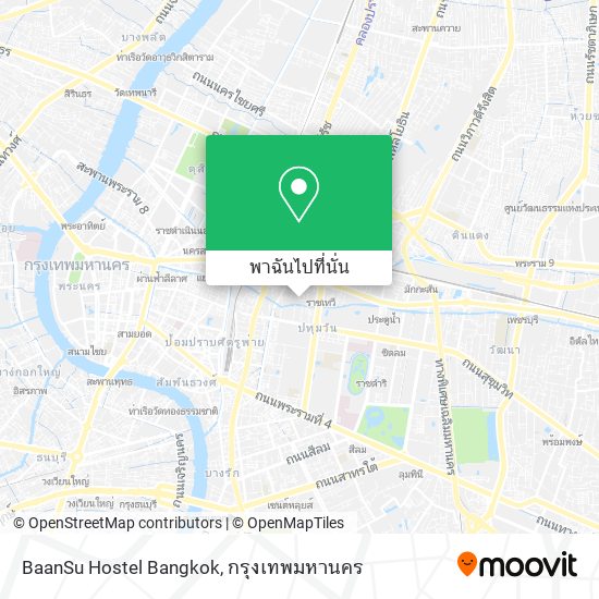 BaanSu Hostel Bangkok แผนที่