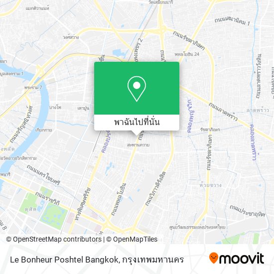 Le Bonheur Poshtel Bangkok แผนที่