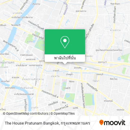 The House Pratunam Bangkok แผนที่