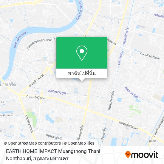 EARTH HOME IMPACT Muangthong Thani Nonthaburi แผนที่