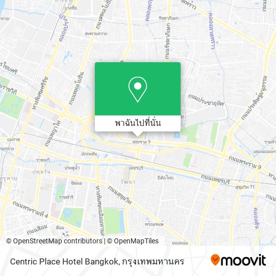 Centric Place Hotel Bangkok แผนที่