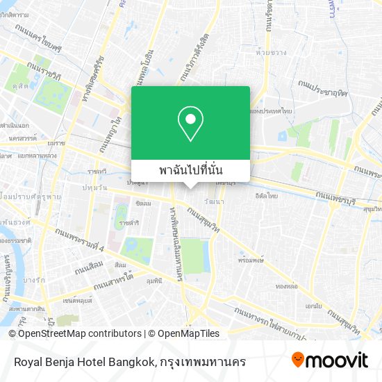 Royal Benja Hotel Bangkok แผนที่