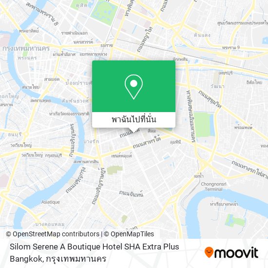 Silom Serene A Boutique Hotel SHA Extra Plus Bangkok แผนที่