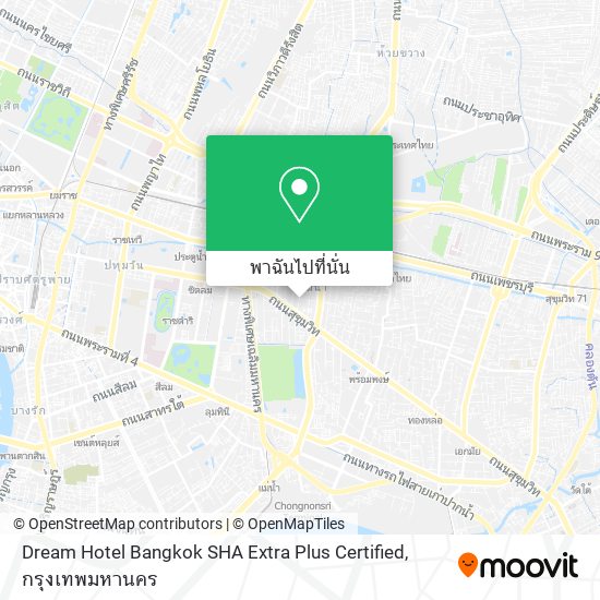 Dream Hotel Bangkok SHA Extra Plus Certified แผนที่