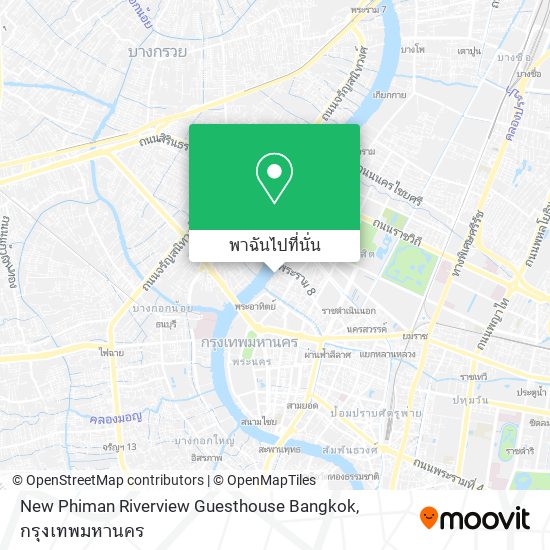 New Phiman Riverview Guesthouse Bangkok แผนที่