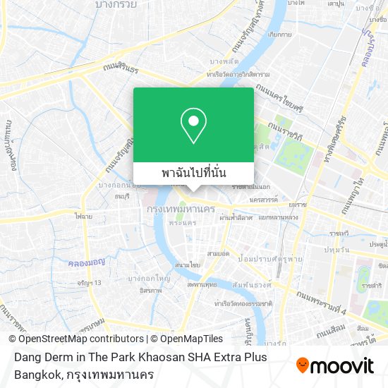 Dang Derm in The Park Khaosan SHA Extra Plus Bangkok แผนที่