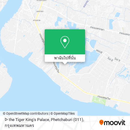 ᐅ the Tiger King's Palace, Phetchaburi (011) แผนที่