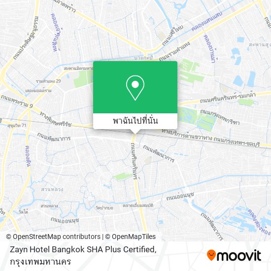 Zayn Hotel Bangkok SHA Plus Certified แผนที่