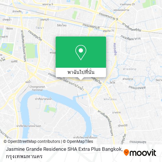 Jasmine Grande Residence SHA Extra Plus Bangkok แผนที่