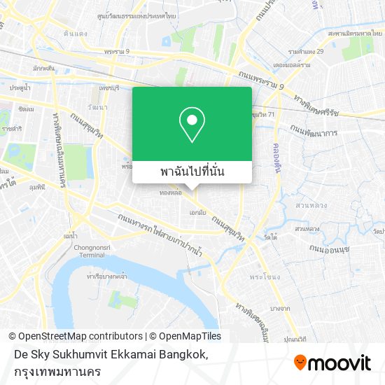 De Sky Sukhumvit Ekkamai Bangkok แผนที่