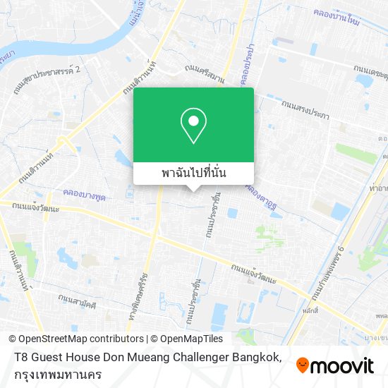 T8 Guest House Don Mueang Challenger Bangkok แผนที่