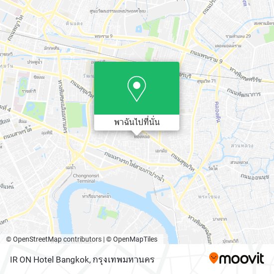 IR ON Hotel Bangkok แผนที่