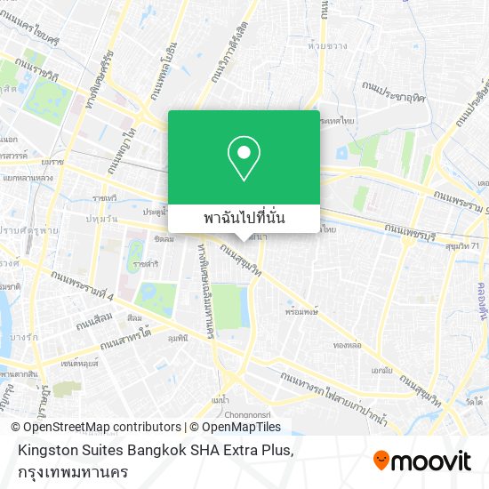 Kingston Suites Bangkok SHA Extra Plus แผนที่