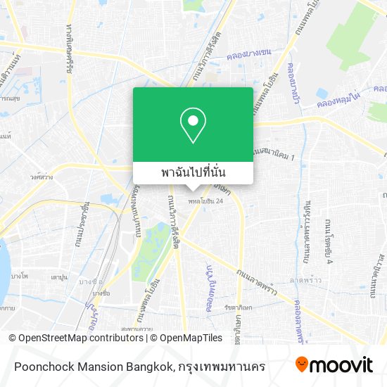 Poonchock Mansion Bangkok แผนที่