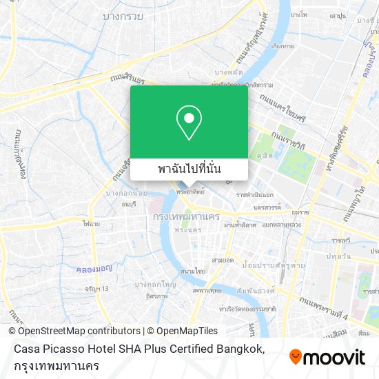 Casa Picasso Hotel SHA Plus Certified Bangkok แผนที่