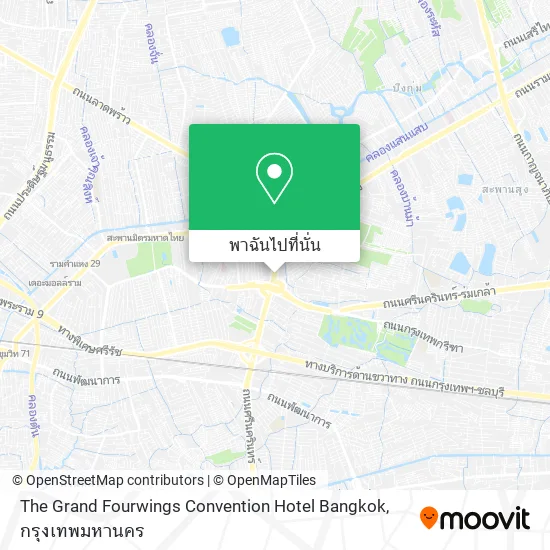 The Grand Fourwings Convention Hotel Bangkok แผนที่
