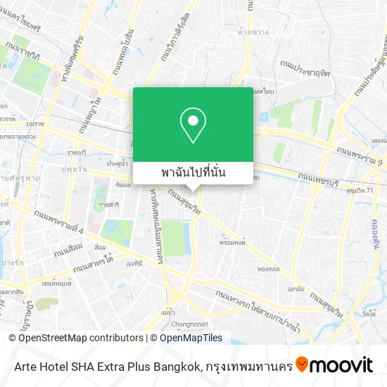 Arte Hotel SHA Extra Plus Bangkok แผนที่