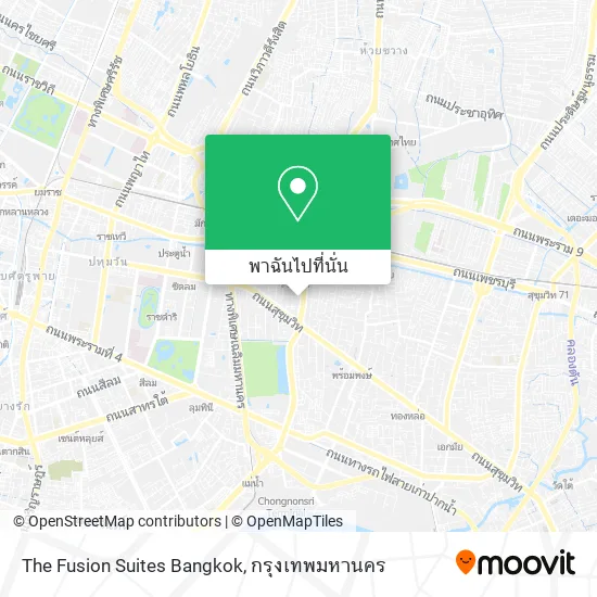 The Fusion Suites Bangkok แผนที่