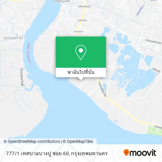 777/1 เทศบาลบางปู ซอย 60 แผนที่