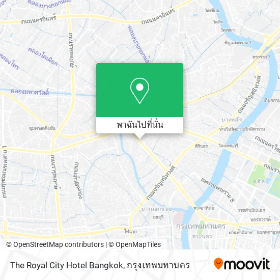 The Royal City Hotel Bangkok แผนที่