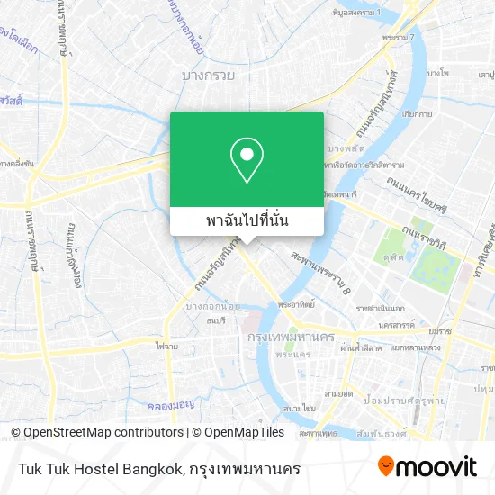 Tuk Tuk Hostel Bangkok แผนที่
