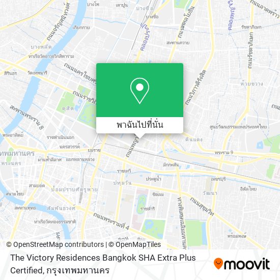 The Victory Residences Bangkok SHA Extra Plus Certified แผนที่