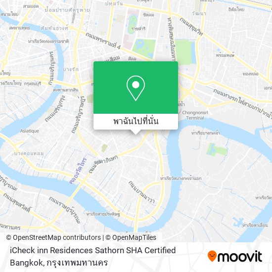 iCheck inn Residences Sathorn SHA Certified Bangkok แผนที่