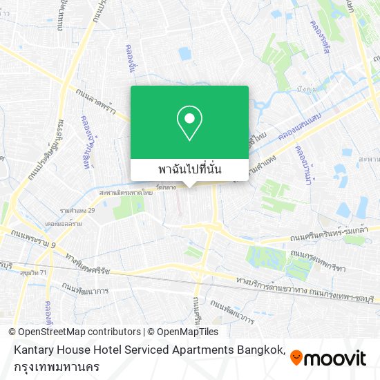 Kantary House Hotel Serviced Apartments Bangkok แผนที่