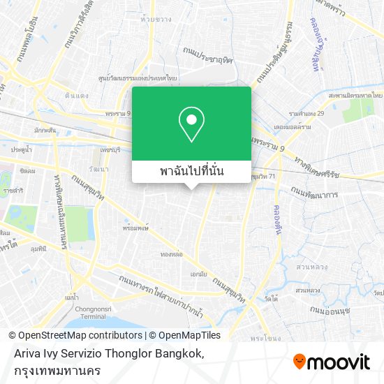 Ariva Ivy Servizio Thonglor Bangkok แผนที่