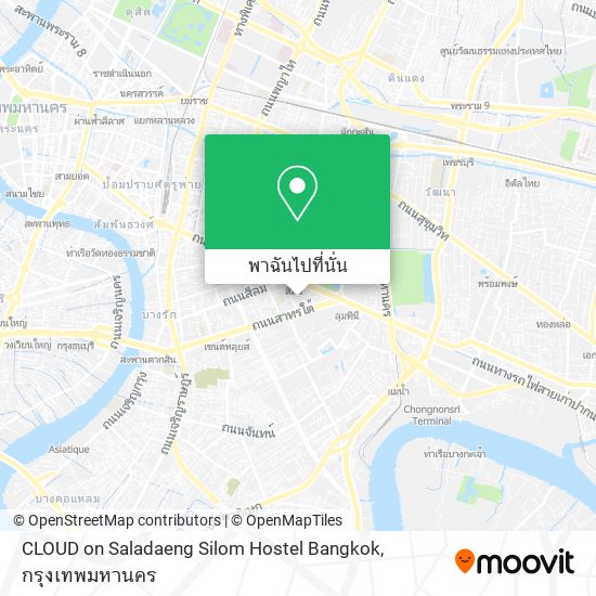 CLOUD on Saladaeng Silom Hostel Bangkok แผนที่