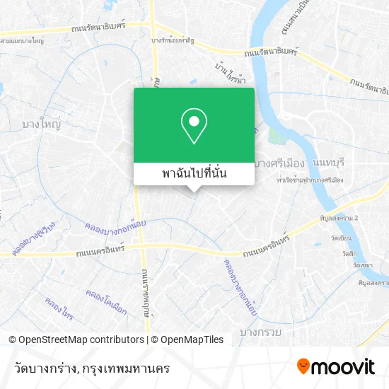 วัดบางกร่าง แผนที่