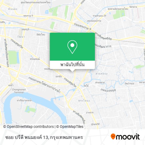 ซอย ปรีดี พนมยงค์ 13 แผนที่